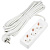 Удлинитель Uniel Ultra 3гн х 7м с/з S-GCU3-7 White UL-00010003
