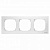 Рамка 3-постовая базовая ABB Sky альпийский белый 2CLA857310A1101