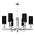Подвесная люстра Kutek Abra ABR-ZW-6 (BN/A)