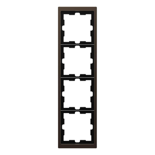 Рамка 4-постовая Schneider Electric Merten D-Life MTN4040-6552