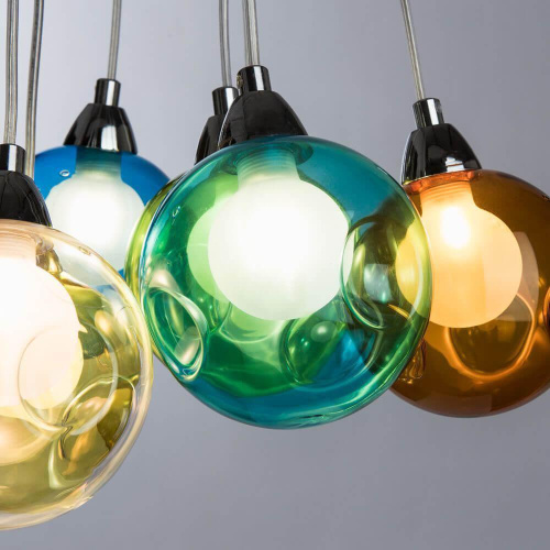 Подвесная светодиодная люстра Arte Lamp Pallone A3026SP-9CC Подвесная светодиодная люстра Arte Lamp Pallone A3026SP-9CC
