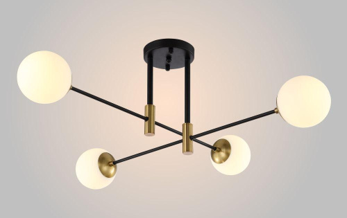 Потолочная люстра Crystal Lux Fidel PL4 Black Потолочная люстра Crystal Lux Fidel PL4 Black