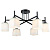 Потолочная люстра Seven Fires Semel WD3640/6C-BK-CR-WT