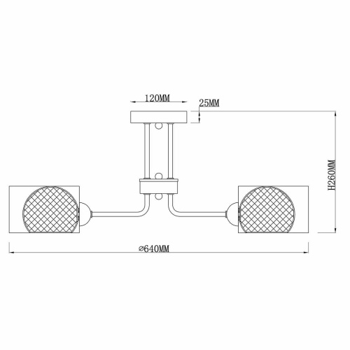 Потолочная люстра Rivoli Mod 3034-303 Б0037687