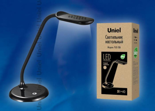 Настольная лампа Uniel TLD-506 Black/LED/550Lm/5000K 06545