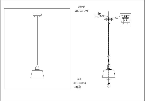Подвесной светильник F-Promo North Tulip 1680-1P