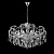 Подвесная люстра Crystal Lux Hollywood SP-PL8 Chrome D800