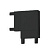 Коннектор L-образный Italline Kreator IT09-9029 black