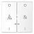Клавиша двойная Schneider Electric Merten D-Life MTN3429-6035