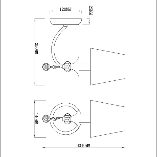 Бра Rivoli Principessa 2038-401 Б0038383