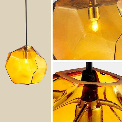 Подвесной Светильник Color Ice Cube Pendant Jevio 1 Голубой By Imperiumloft