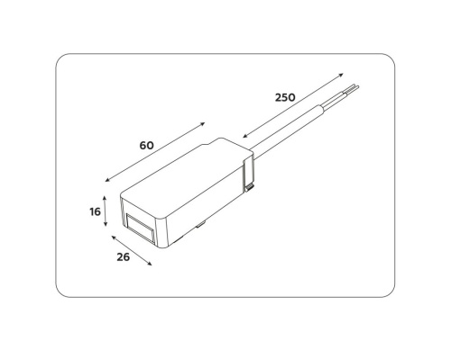 Ввод питания для шинопровода Ambrella light Track System GV1261
