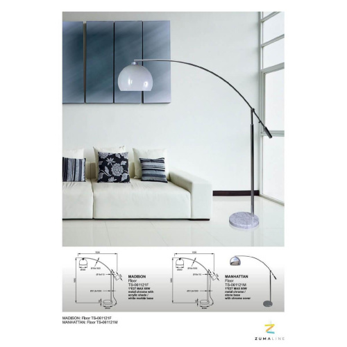 Торшер Zumaline Madison TS-061121F Торшер Zumaline Madison TS-061121F