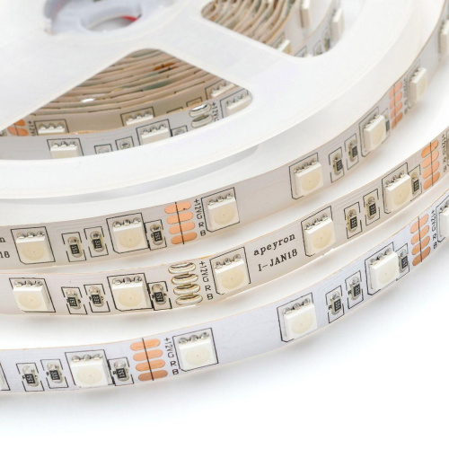 Светодиодная лента OGM 14,4W/m 60LED/m 5050SMD разноцветная 5M LSE-158