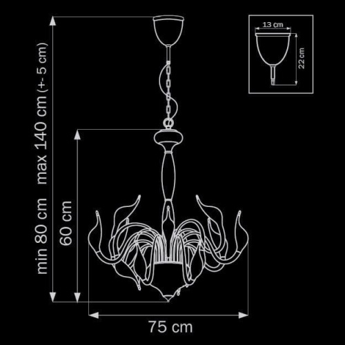 Подвесная люстра Lightstar Cigno Collo 751122 Подвесная люстра Lightstar Cigno Collo 751122