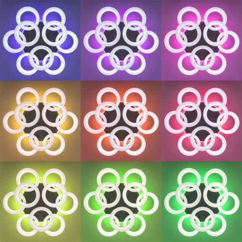 Потолочная светодиодная люстра Citilux Паркер Смарт CL225A195E