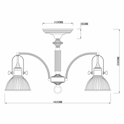 Потолочная люстра Rivoli Principale 5030-305 Б0037720