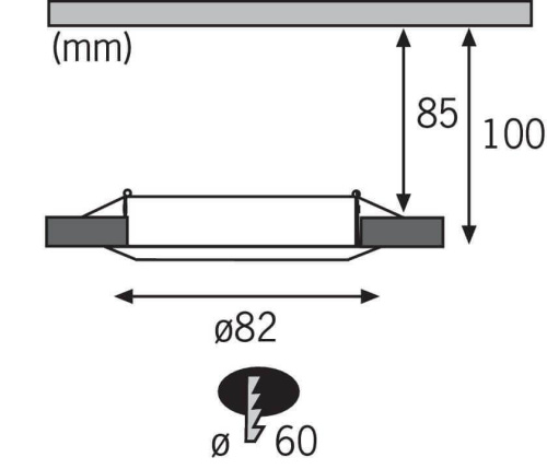 Встраиваемый светодиодный светильник Paulmann EBL Set Led 3953