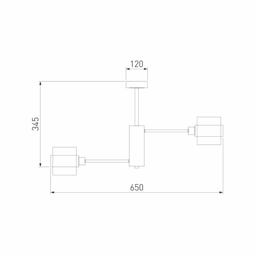 Потолочная люстра Eurosvet Arcada 70127/6 черный/дымчатый Потолочная люстра Eurosvet Arcada 70127/6 черный/дымчатый