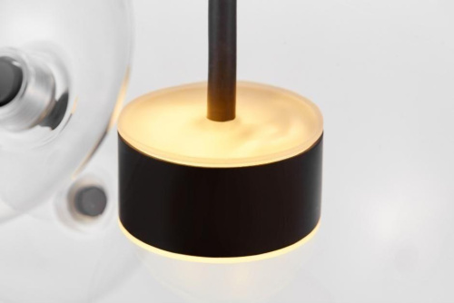 Подвесной светодиодный светильник Lumina Deco Neroni LDP 6016-3+1 BK Подвесной светодиодный светильник Lumina Deco Neroni LDP 6016-3+1 BK