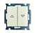 Выключатель жалюзи без фиксации ABB Basic55 chalet-белый 2CKA001413A1102