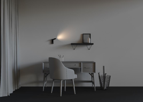 Настенный светильник (бра) Technical C077WL-L3B3K