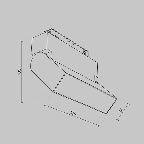Трековый светильник Technical TR075-2-10W4K-W Трековый светильник Technical TR075-2-10W4K-W