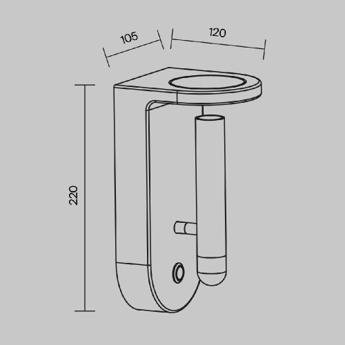 Настенный светильник (бра) Technical C034WL-L5W3K Настенный светильник (бра) Technical C034WL-L5W3K