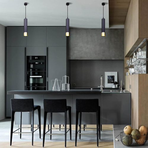 Подвесной светильник Elektrostandard DLN107 GU10 черный/золото a047734