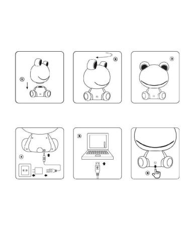 Настольная лампа Lucide Dodo Frog 71592/03/85