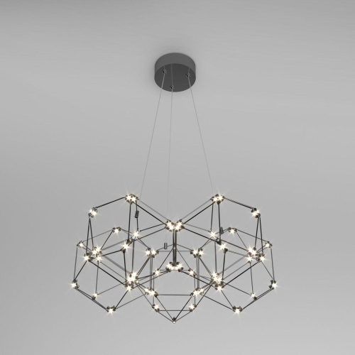 Подвесной светодиодный светильник Eurosvet Uma 90169/5 черный жемчуг Подвесной светодиодный светильник Eurosvet Uma 90169/5 черный жемчуг