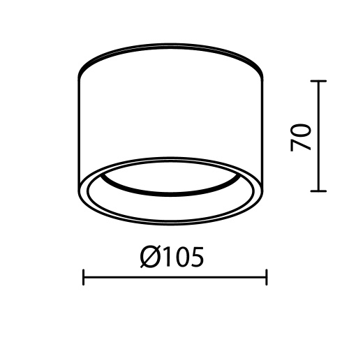 Потолочный светильник Technical C090CL-10W3K-W Потолочный светильник Technical C090CL-10W3K-W