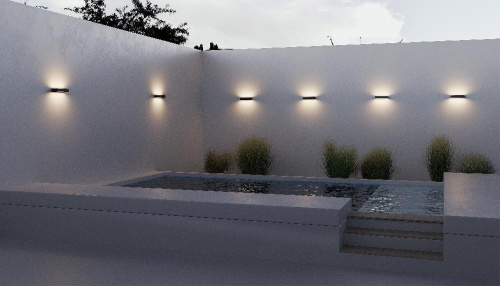 Настенный светильник (бра) Outdoor O428WL-L20GF3K