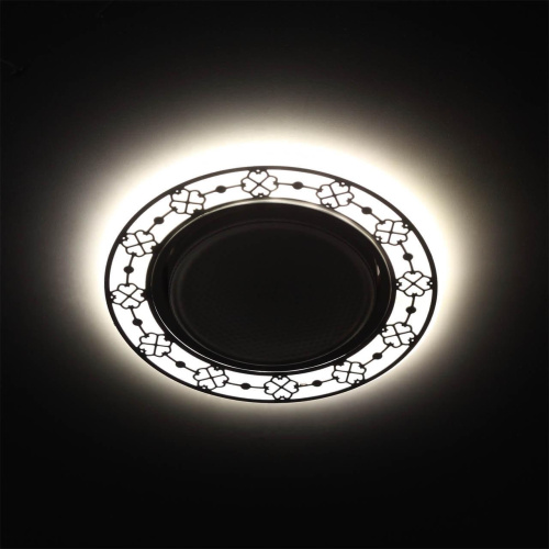 Точечный светильник ЭРА DK LD28 WH/BK Б0037390