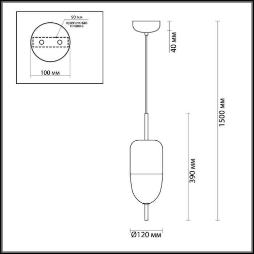Подвесной светодиодный светильник Odeon Light Dune 4619/12L Подвесной светодиодный светильник Odeon Light Dune 4619/12L