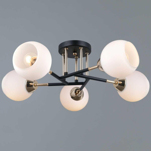 Потолочный светильник ILLUMICO IL0689-5CSQ-24 BK FGD LIBRA Потолочный светильник ILLUMICO IL0689-5CSQ-24 BK FGD LIBRA
