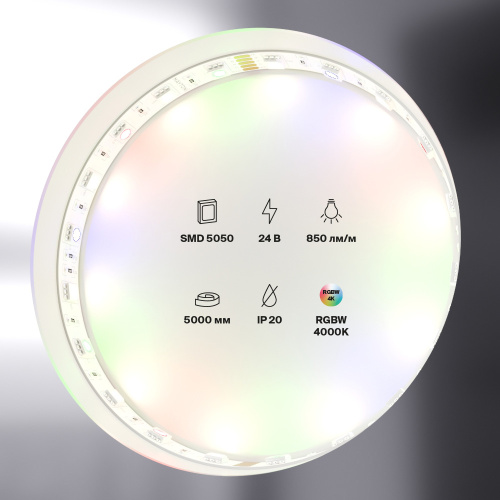 Светодиодная лента Maytoni Technical 14,4W/m 60LED/m 5050SMD RGB/дневной белый 5M 10177 Светодиодная лента Maytoni Technical 14,4W/m 60LED/m 5050SMD RGB/дневной белый 5M 10177