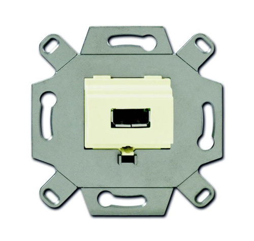 Розетка USB ABB BJE 5 полюсов слоновая кость 2CKA000230A0418 Розетка USB ABB BJE 5 полюсов слоновая кость 2CKA000230A0418