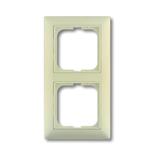 Рамка 2-постовая ABB Basic55 слоновая кость 2CKA001725A1485 Рамка 2-постовая ABB Basic55 слоновая кость 2CKA001725A1485