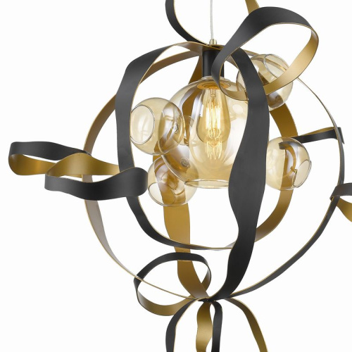 Люстра P68057L black/gold