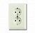 Розетка двойная ABB Basic55 Schuko с/з 16A 250V безвинтовой зажим chalet-белый 2CKA002014A1478