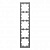 Рамка 5-постовая Schneider Electric Merten D-Life MTN4050-6536