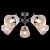 Потолочная люстра Illumico IL0338-5CSQ-29 CR