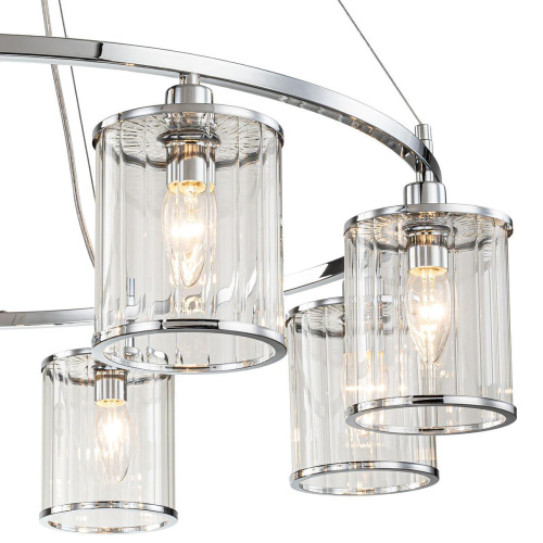 Подвесная люстра Indigo Dante 13022/8P Chrome V000408 Подвесная люстра Indigo Dante 13022/8P Chrome V000408