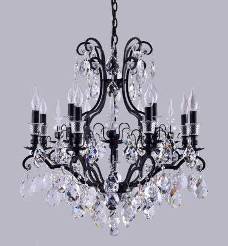 Подвесная люстра Crystal Lux Magnifico SP13 Black/Transparent Подвесная люстра Crystal Lux Magnifico SP13 Black/Transparent
