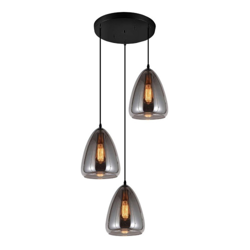 Подвесная люстра Lumina Deco Braga LDP 6841-3 GY Подвесная люстра Lumina Deco Braga LDP 6841-3 GY
