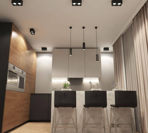 Накладной светильник Denkirs DK3085-BK+WH Накладной светильник Denkirs DK3085-BK+WH