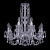 Подвесная люстра Bohemia Ivele 1402/8+4/195/h-60/Ni