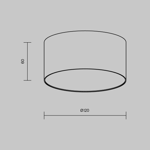 Потолочный светильник Technical C032CL-12W2.7K-RD-MG Потолочный светильник Technical C032CL-12W2.7K-RD-MG