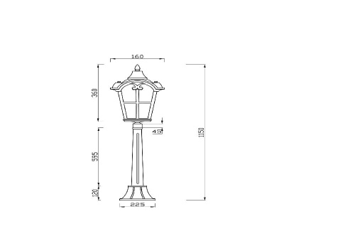 Ландшафтный светильник Maytoni Outdoor O413FL-01GB1